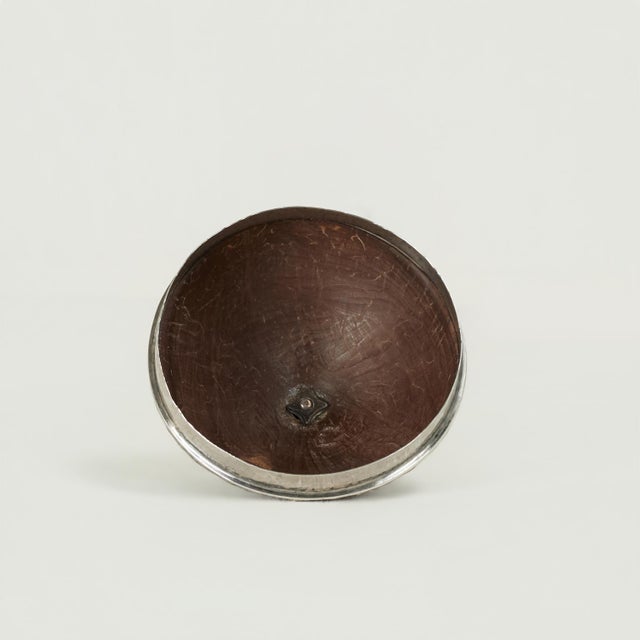 Antique Anglo Indian Coconut Shell Box on Legs For Sale - Image 11 of 12