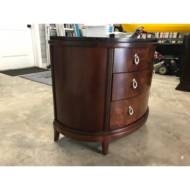 Thomasville Bogart Collection Marble Top Bachelor Chest Chairish