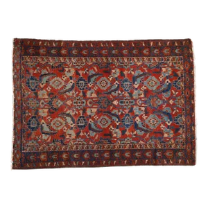 Antique Fine Malayer Rug - 4'5" X 6'2"