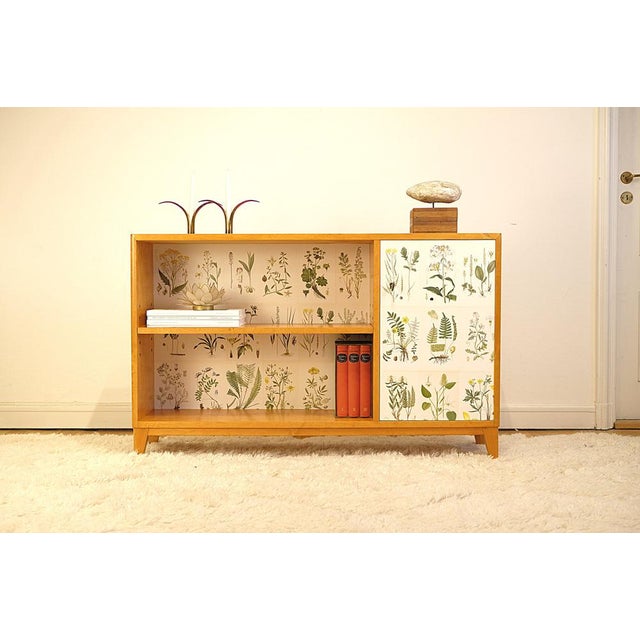 Mid-Century Modern Swedish Modern Nordens Flora Bookcase by C.A.M. Lindman, Sweden, 1940s For Sale - Image 3 of 12