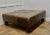 Large Leather Chesterfield Ottoman, 1960s For Sale - Image 9 of 10