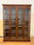 Traditional Vintage Henredon Burl Wood Double Lighted Curio China Cabinet For Sale - Image 3 of 12
