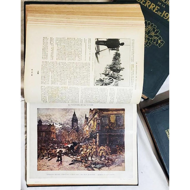 Army Green Le Panorama De La Guerre De 1914-1916 - 3 Volumes Military Books Ww1 - French Language For Sale - Image 8 of 12
