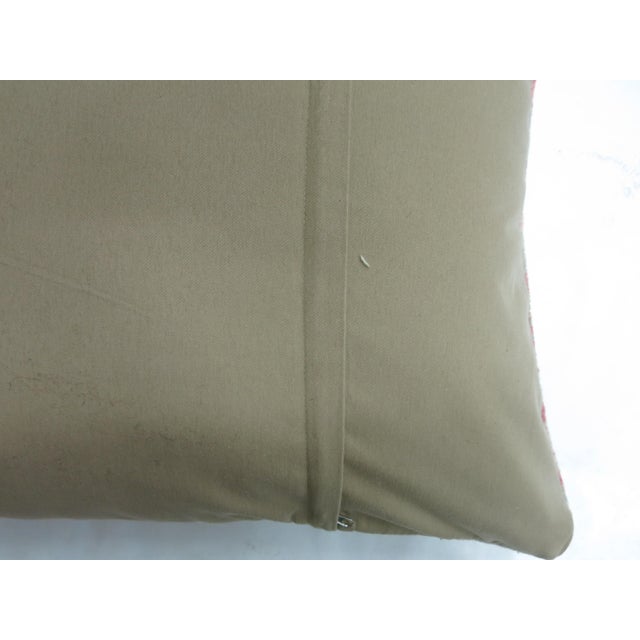 Contemporary Persian Bolster Rug Pillow For Sale - Image 3 of 5