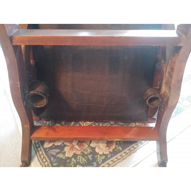 Antique Victorian Spring Platform Rocker Chairish