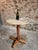 Vintage French Marble Bistro Table in Walnut, 1930s For Sale - Image 11 of 18