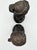 Mid-Century East African Hand-Carved Wooden Busts Pair For Sale - Image 4 of 7