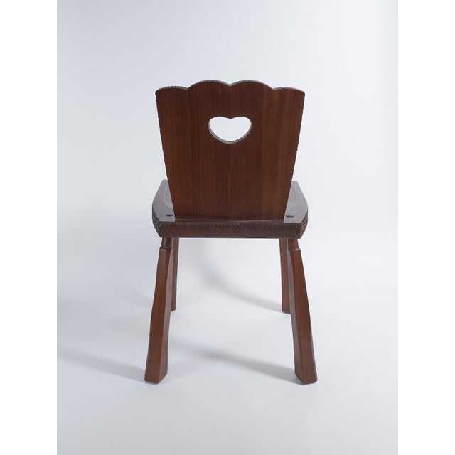 Not Yet Made - Made To Order Artisan Dining Chair in Sapele With Carved Edge Detailing. Designed and Crafted by Val Khvan. For Sale - Image 5 of 11