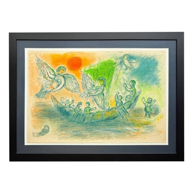 Marc Chagall, L'Odyssée, Planche XIX, 1974, Lithograph For Sale