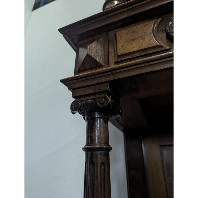 Renaissance Serving Cart in Solid Walnut For Sale - Image 11 of 14