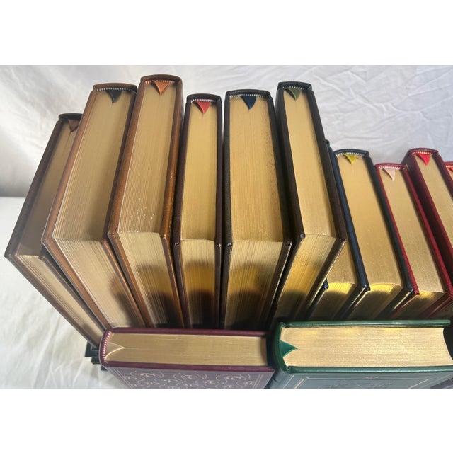 1970s Vintage Franklin Library, Pulitzer Prize Classics Collection, Leather Books - Set of 22 Books For Sale - Image 10 of 12