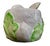 Figurative Vintage Hand Painted Bunny Rabbit Planter in Cabbage Leaves For Sale - Image 3 of 12