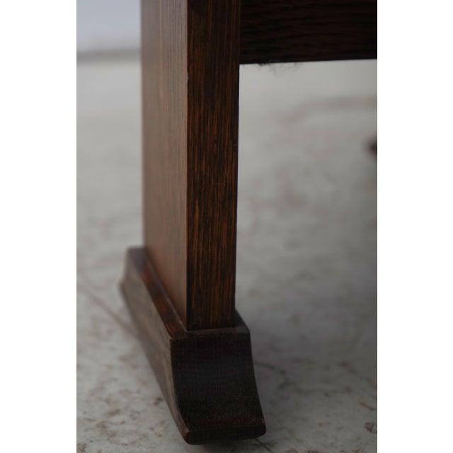 Stickley Harvey Ellis Mission Oak Lamp Table For Sale - Image 10 of 14