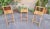 Mod Astool Stools in Light Wood by Giacomo Moor, 1990s, Set of 3 For Sale - Image 6 of 6