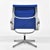 Pair of Eames Aluminum Group Lounge Chairs by Herman Miller Blue For Sale - Image 9 of 13