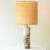Multicolor Ceramic Table Lamp in Silk Lampshades attributed to R. Houben, 1970 For Sale - Image 14 of 17