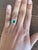 2020s 1.62 Carat Emerald Diamond White Gold Engagement Ring, Size 7 For Sale - Image 5 of 5