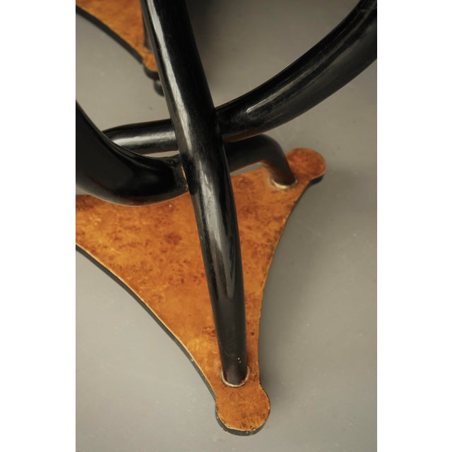 Italian Burl and Birch Wood Side Tables, 1950s, Set of 2 For Sale - Image 12 of 18