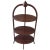 Wood 19th Century English Oval Three-Tier Side Table Muffin Stand For Sale - Image 7 of 7