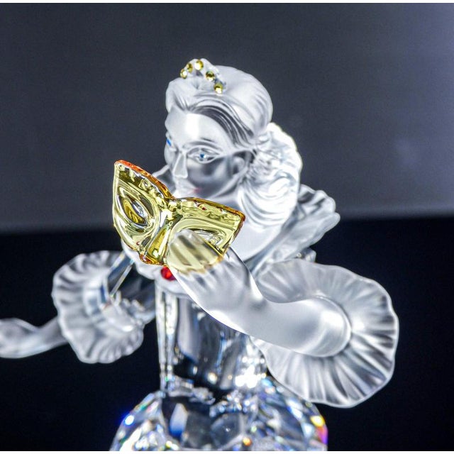 Colombina Masquerade Figurine by Swarovski For Sale - Image 15 of 18