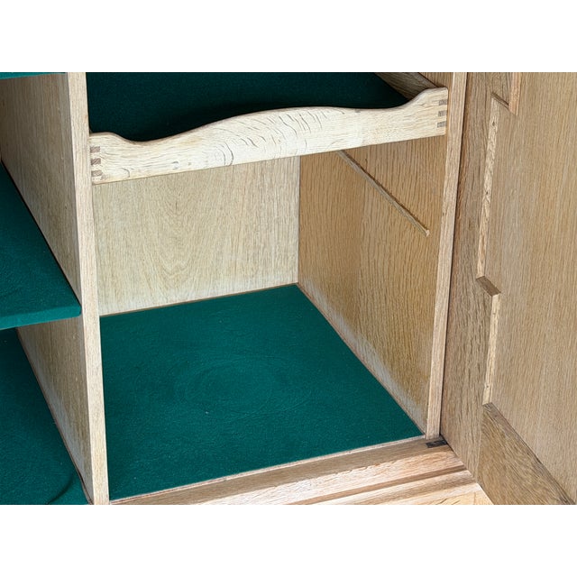Vintage Danish Oak Sideboard by Henning Kjærnulf, 1960s For Sale - Image 6 of 17