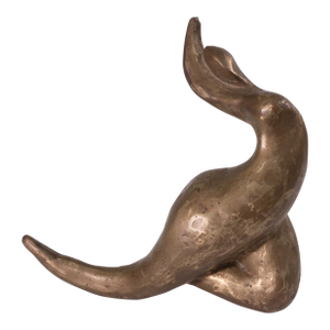 Richard Kozlow - Untitled (Abstract Figurative), 1996 Modernist Bronze Sculpture