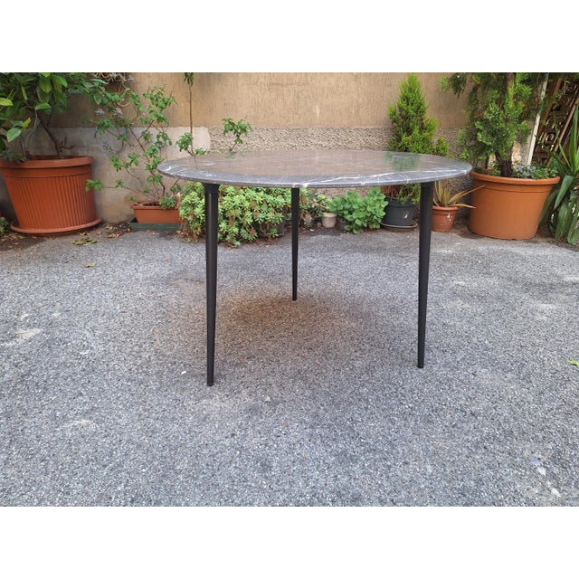 Belsize Model Coffee Table in Iron with Grey Orobic Marble Top by Rodolfo Dordoni for Molteni & C For Sale - Image 15 of 16