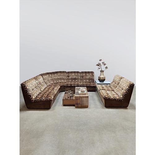 Vintage Modular Lounge Sofa, 1970s, Set of 7 For Sale - Image 3 of 10