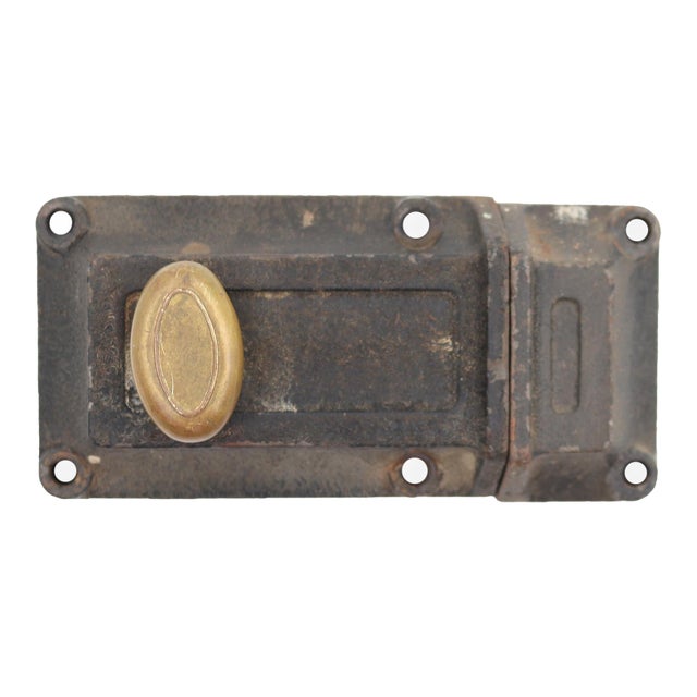 Vintage Lockwood Cast Iron Night Latch For Sale