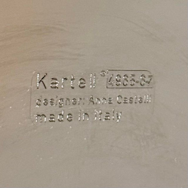 1970s Pair of Black Kartell Componibili Storage Cabinets, Anna Castelli Ferrieri, Italy, 1970s For Sale - Image 5 of 7