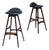 OD61 Bar Stools by Erik Buch for Oddense Mobler, Denmark, 1965, Set of 2 For Sale
