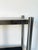 1970s Vintage Console Table in Steel and Black Glass, 1970s For Sale - Image 5 of 8