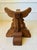 Brown Vintage 1970’s Carved Wood Plinth For Sale - Image 8 of 13