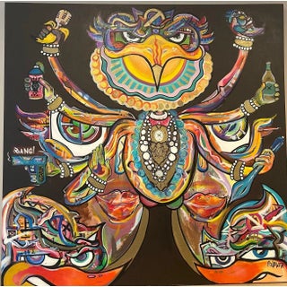 Urban Art Exploring Themes of Social Justice, Politics, and Urban Culture For Sale
