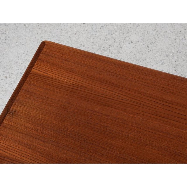 Midcentury Danish Desk Known Model 75 in Teak attributed to Omann Jun 1960s For Sale - Image 12 of 13