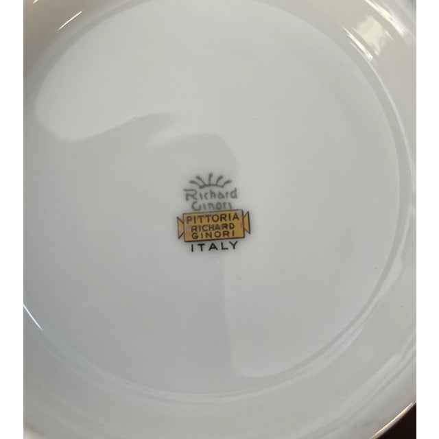 1930s Italian Signed Hand-Painted Cachepot from Richard Ginori, 1930s For Sale - Image 5 of 11