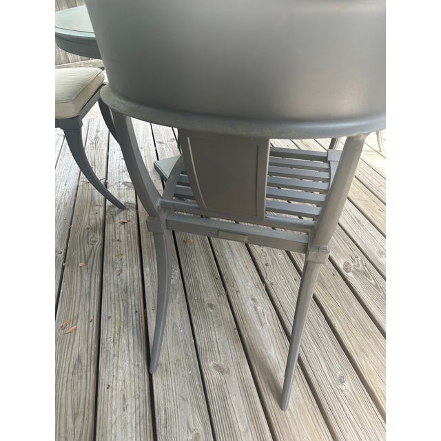 Restoration Hardware Outdoor Dining Set For Sale - Image 11 of 12