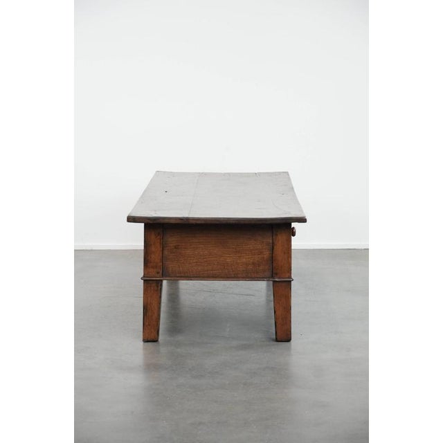 Antique Southern European Chestnut Coffee Table with Drawers, 18th Century For Sale - Image 4 of 18