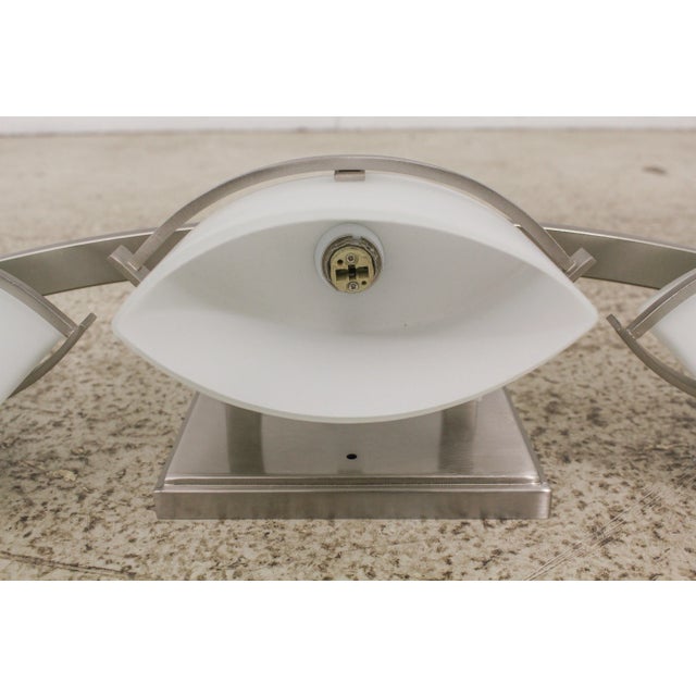 Pair Modern Design 3 Light Wall Light Fixtures | Chairish