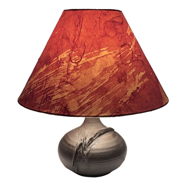 Art Ceramics German Table Lamp by Marianne Koplin Berlin, 1970s For Sale
