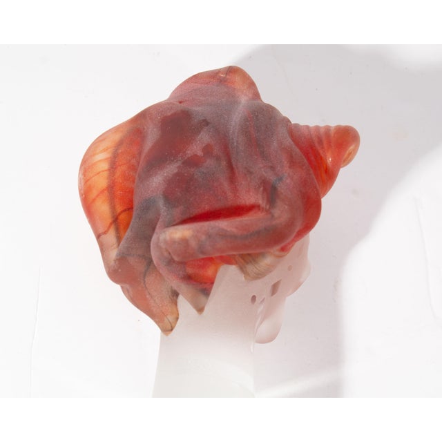 1995 Art Glass Head Scepter Sculpture by Stephen Fellerman For Sale - Image 4 of 6