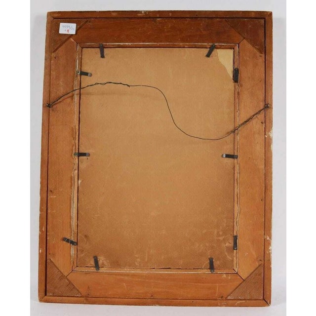 Paint 1940s Mordechai Levanon Gouache Cityscape View Safed Israel 1901-1968 Painting For Sale - Image 7 of 7