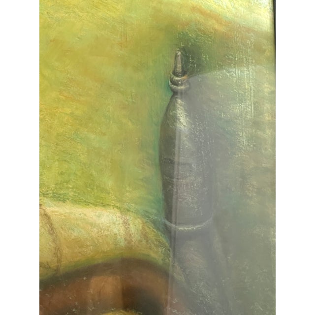 Mid Century Pastel Portrait of an African-Caribbean Woman, by Malkin For Sale - Image 9 of 12