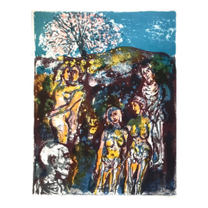 1969 Walter Spitzer Original Lithograph V1-11 Mourlot