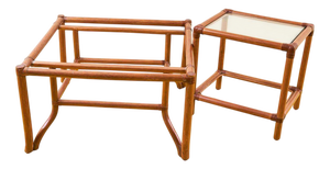 Bamboo Coffee Tables from Gervasoni, Set of 2