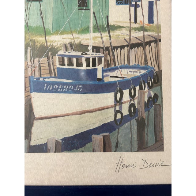 H. Deuil, Coastal Scenes, 2000s, Lithographs, Set of 2 For Sale - Image 12 of 15