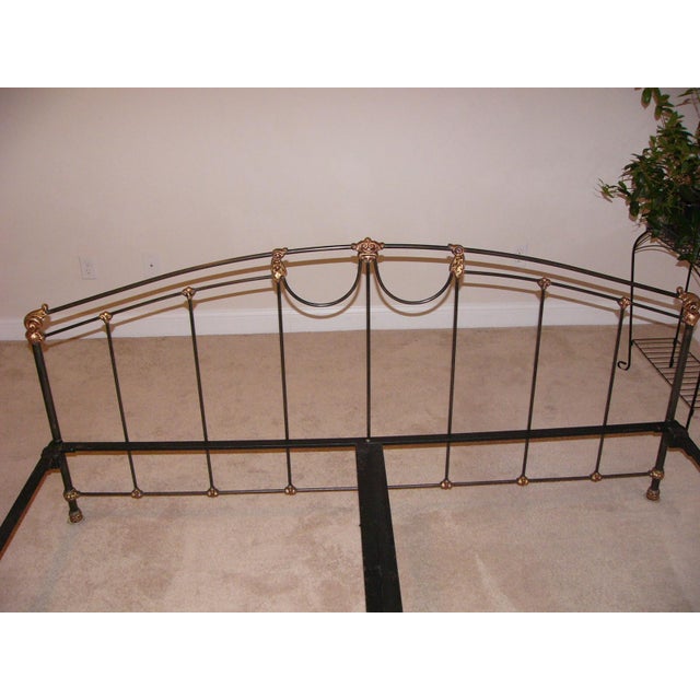 1980s 1980s King-Sized Brass Beds of Virginia For Sale - Image 5 of 6