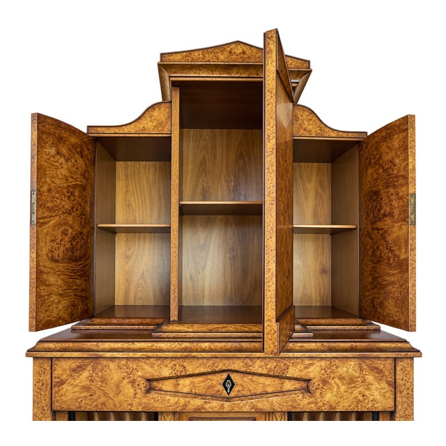 William Switzer Late 20th Century William Switzer Austrian Biedermeier Secretary Desk Chest For Sale - Image 4 of 14