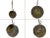 Early 20th Century Antique Brass Fruits and Gourd Model Figurines Ornaments With Wall Hanging Rack Decor - 7 Pieces For Sale - Image 5 of 12