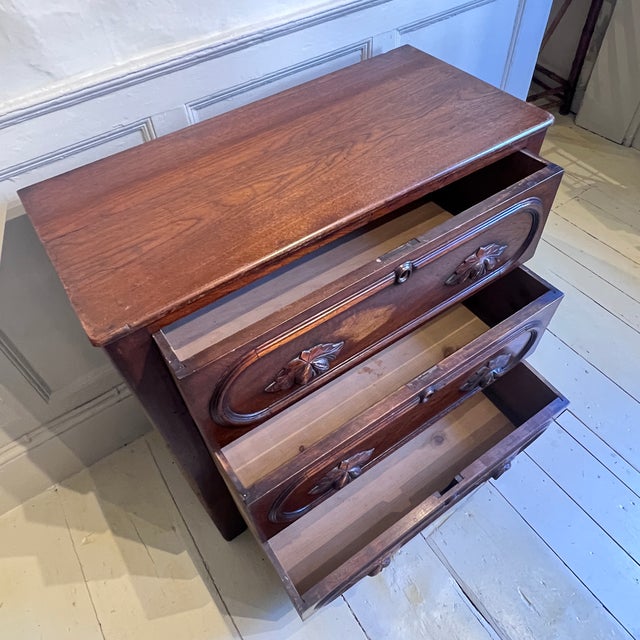 American Oak Three-Drawer Chest, 1890s For Sale - Image 5 of 8